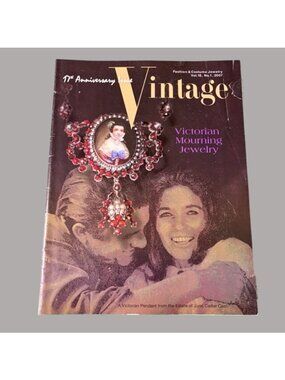 Vintage Fashion & Costume Jewelry Magazine 17th Anniversary Issue 2007 Victorian